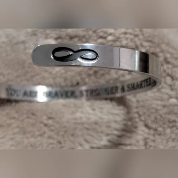 Silver Infinity Bracelet - Picture 2 of 2